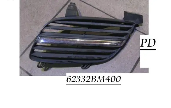 Nissan Almera N16 Front bumper upper radiator grill 62332BM400