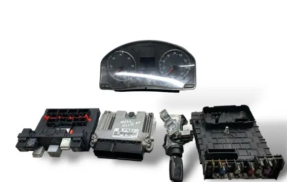 Volkswagen Jetta V Engine ECU kit and lock set 03G906021KK 1039S15970 0281013228
