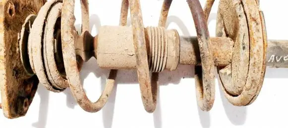 Front coil spring