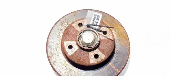 Citroen C4 I Rear brake disc neventiliuojamas