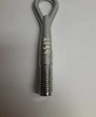 Towing hook eye