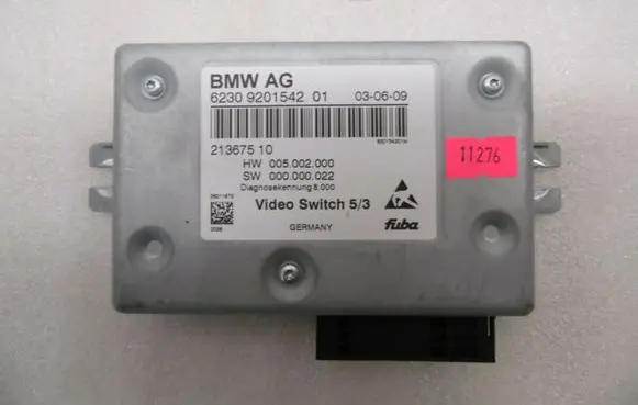 BMW 5 GT F07 Video control module 9201542 62309201542