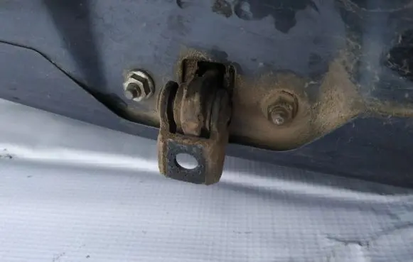 Rear door check strap stopper