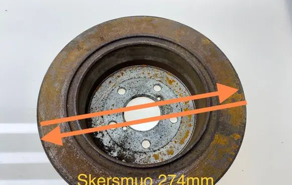 Subaru Legacy Rear brake disc 26700AE081 26700AE080 26700AG001SUBARU