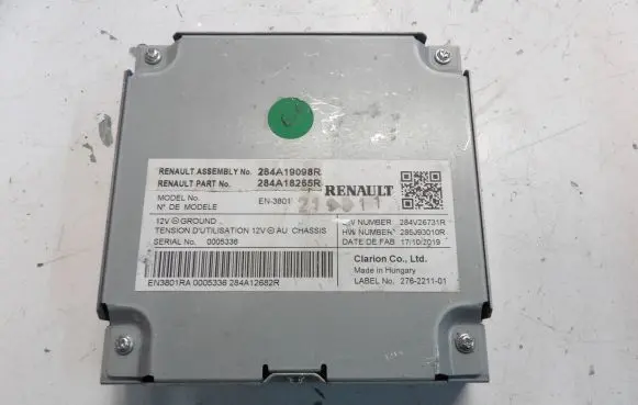 Renault Scenic III - Grand scenic III GPS navigation control unit/module 284A18265R 0005336 284A19098R