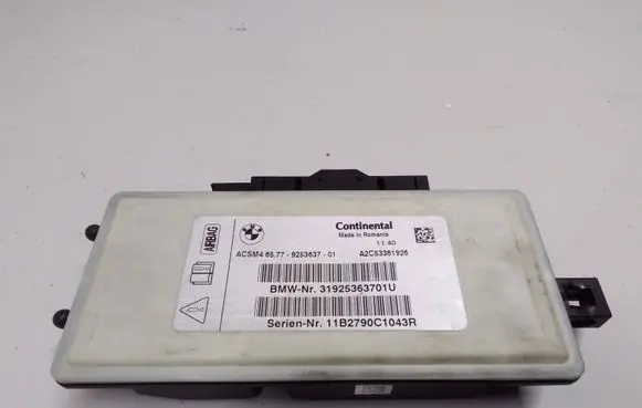 BMW 5 F10 F11 Airbag control unit/module 9253637