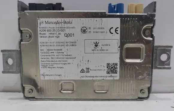 Mercedes-Benz C W205 Comfort/convenience module A2069002513