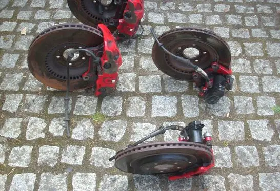 Audi A6 S6 C7 4G Brake caliper pad carrier rear 