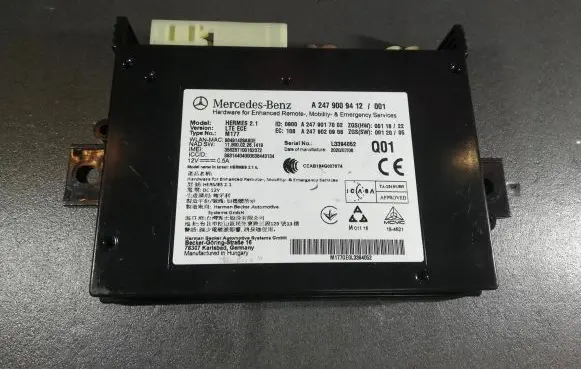 Mercedes-Benz A W177 Bluetooth control unit module A2479009412