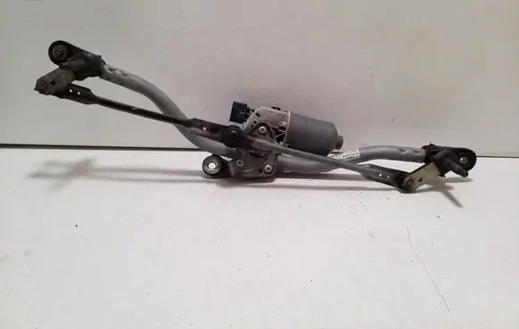 Front wiper linkage and motor