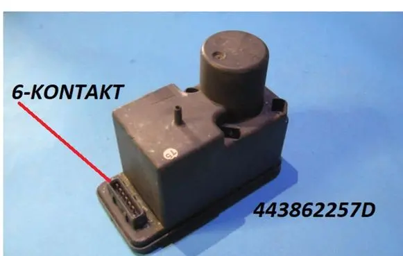 Audi 100 200 5000 C3 Central locking vacuum pump 443862257D