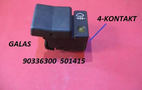 Fog light switch