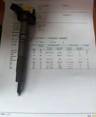 Mercedes-Benz E W211 Fuel injector A6420700587 0445115