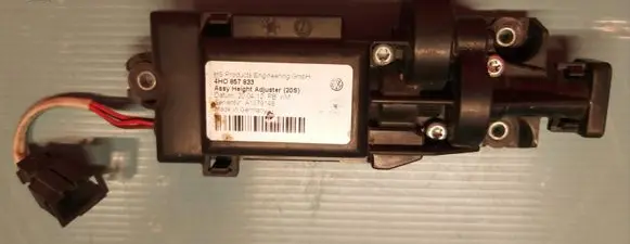 Audi A8 S8 D4 4H Seat belt adjustment motor 4H0857833