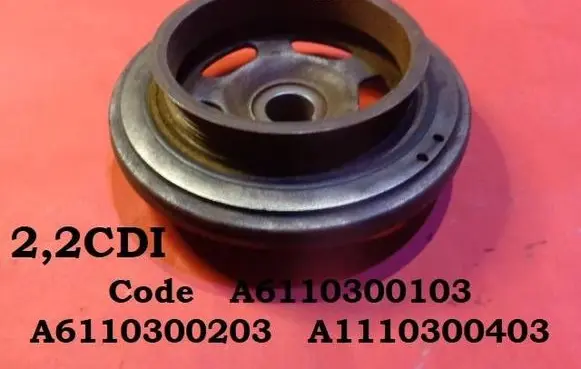 Mercedes-Benz Vito Viano W638 Crankshaft pulley A6110300103 A6110300203 A1110300403