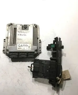 Renault Koleos I Engine ECU kit and lock set 0281014360 A2C53217096 23710JY0