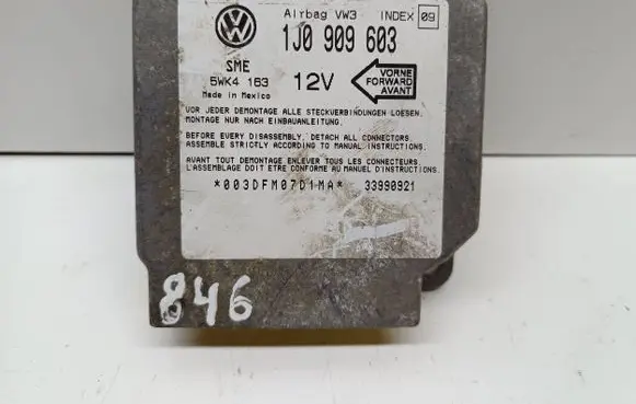 Seat Ibiza II (6k) Airbag control unit/module 1J0909603 33990921 5WK4163