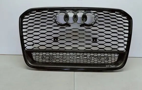 Audi RS6 C7 Front bumper upper radiator grill 4G0853653H AT960 4G0853667