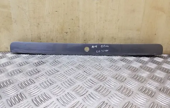 Trunk door license plate light bar