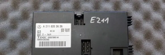 Mercedes-Benz E W211 Seat control module A2118203626 00007896A4 7896A4282093