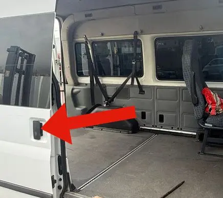 Ford Transit Sliding door exterior handle YC15V26495AB