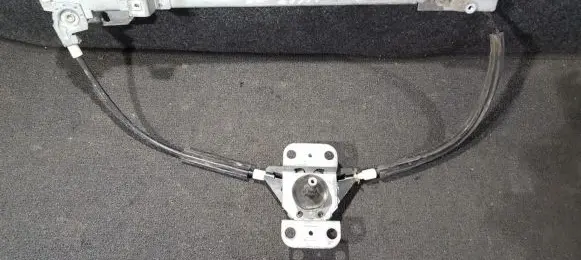 Sliding door window regulator with motor