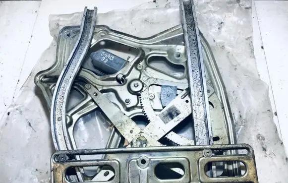 Sliding door window regulator with motor