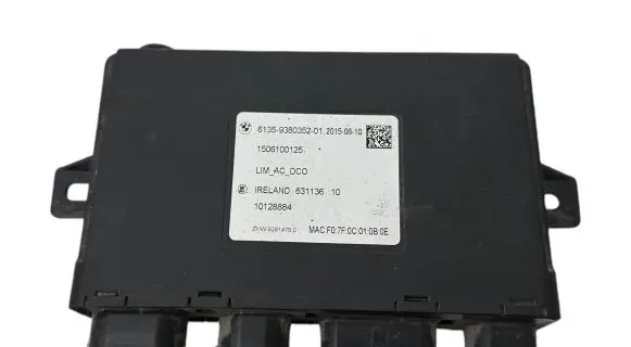 BMW i3 Other control units/modules 9380352 10128884 63113610