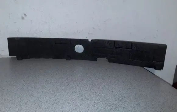 Front bumper foam support bar