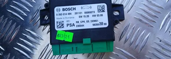Peugeot 5008 Parking PDC control unit/module 9835626980 0263014494 100069273