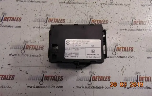 Mercedes-Benz B W245 Gateway control module A1695403945