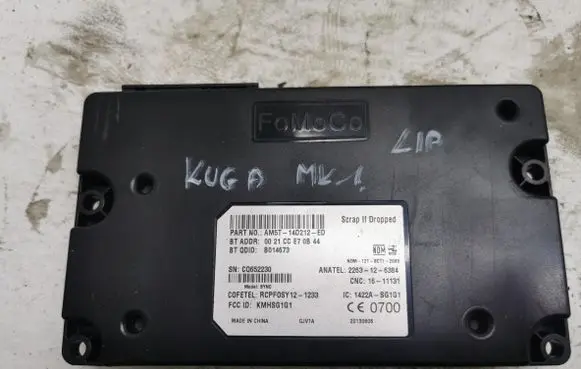 Ford Kuga II Bluetooth control unit module 