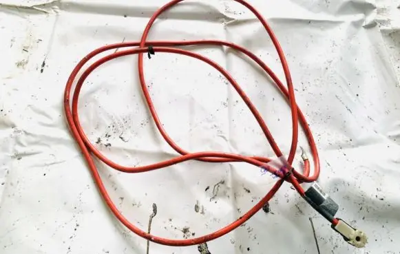 BMW 7 E65 E66 Positive cable (battery) 10304410 03205749