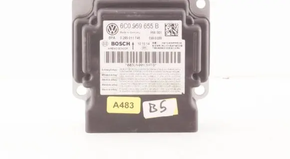 Volkswagen Polo V 6R Airbag control unit/module 6C0959655B 0285011746