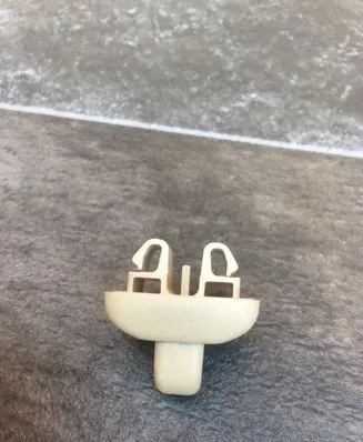 Sun visor clip/hook/bracket