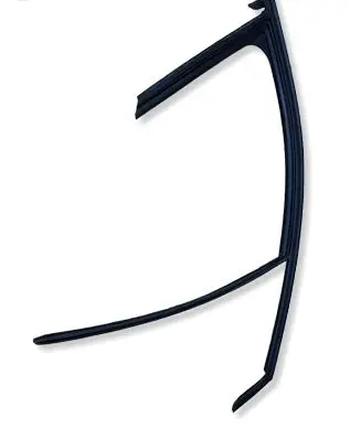 Citroen C3 Front door glass trim molding 9813201880
