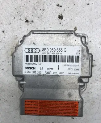 Audi A4 S4 B7 8E 8H Airbag control unit/module 8E0959655G 0285001668