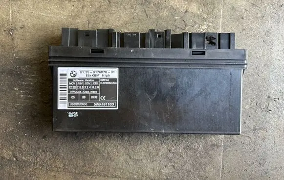 BMW 5 E60 E61 Comfort/convenience module 9176070 5WK49110D 780324000