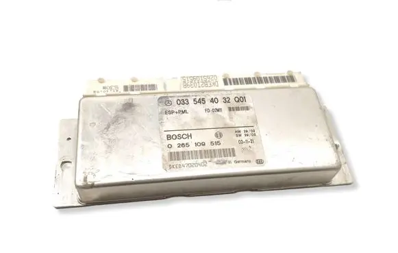 Mercedes-Benz E W211 ESP (stability system) control unit 0335454032 DKEB47020402 0265109515