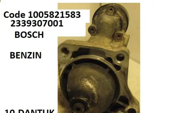 Ford Mondeo MK I Starter motor 1005821583 2339307001