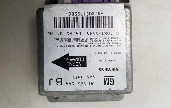 Opel Astra F Airbag control unit/module 90562544