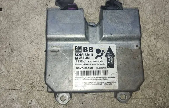 Opel Corsa D Airbag control unit/module 13262361 327963935 RDV7J08A6V