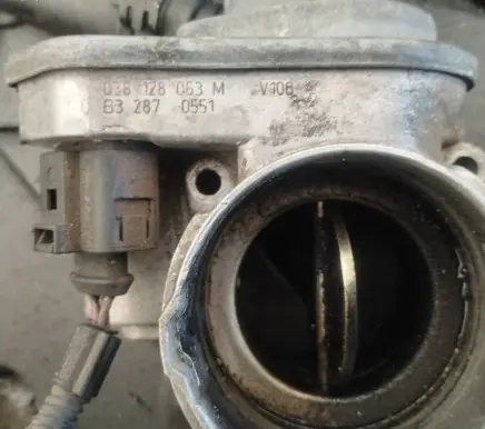 Volkswagen Golf Plus Throttle valve 038128663