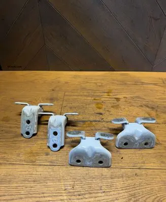 Front door hinge set