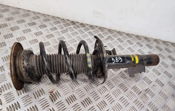 Front shock absorber with coil spring