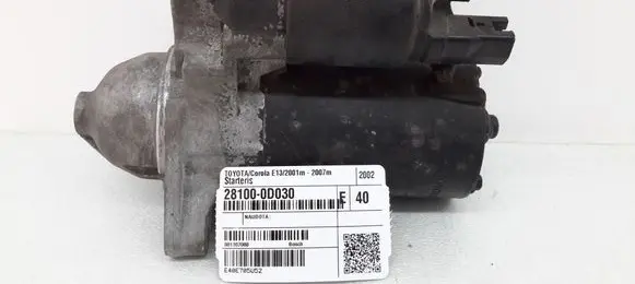 Toyota Corolla E120 E130 Starter motor 281000D030