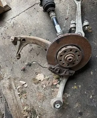 Volkswagen PASSAT B5.5 Front wheel hub spindle knuckle 8DO407258AD 8DO407272AK