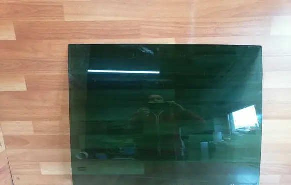 Rear door window glass