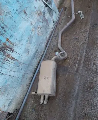 Citroen C5 Rear muffler/silencer tail pipe 