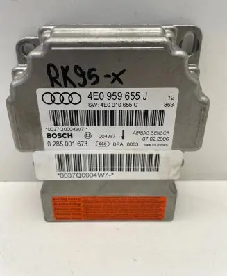 Audi A8 S8 D3 4E Airbag control unit/module 4E0959655J 4E0910655C 0285001673